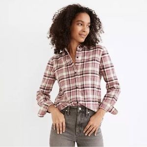 Madewell Flannel Long in the Back